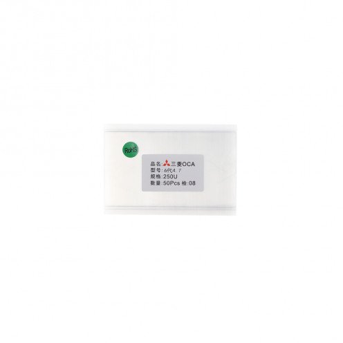 For iPhone 4.7 - OCA Clear Adhesive - 250um - 50 Sheets - Mitsubishi