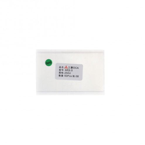 For iPhone 5.5 - OCA Clear Adhesive - 250um - 50 Sheets - Mitsubishi For iPhone 5.5 - OCA Clear Adhesive - 250um - 50 Sheets - Mitsubishi