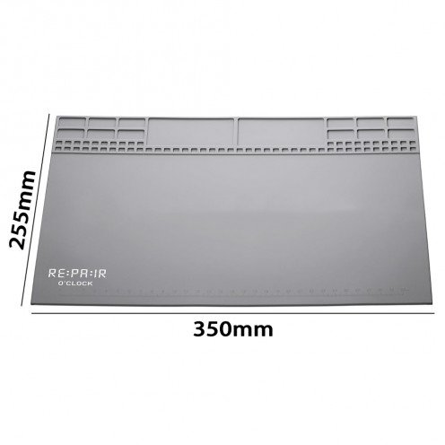 Repair O'Clock Silicone Work Mat with Scaleplate - 350mm x 255mm