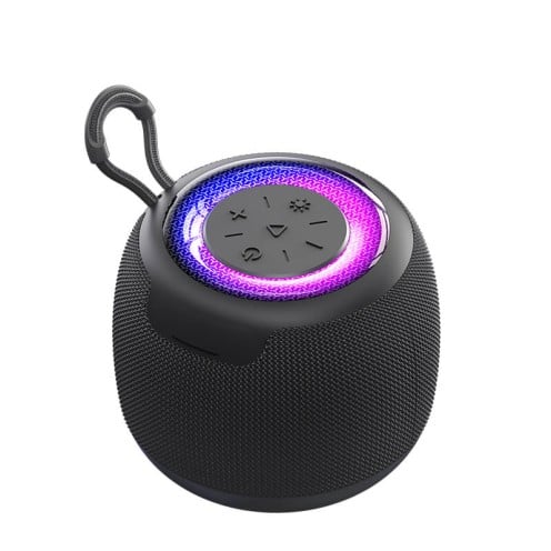 USAMS - YIN Series - Mini Wireless Bluetooth Speaker - BT5.3 - 1200mAh - US-YX014 - Black