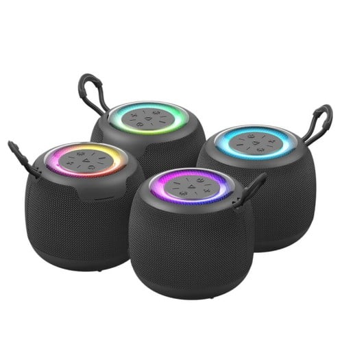 USAMS - YIN Series - Mini Wireless Bluetooth Speaker - BT5.3 - 1200mAh - US-YX014 - Black