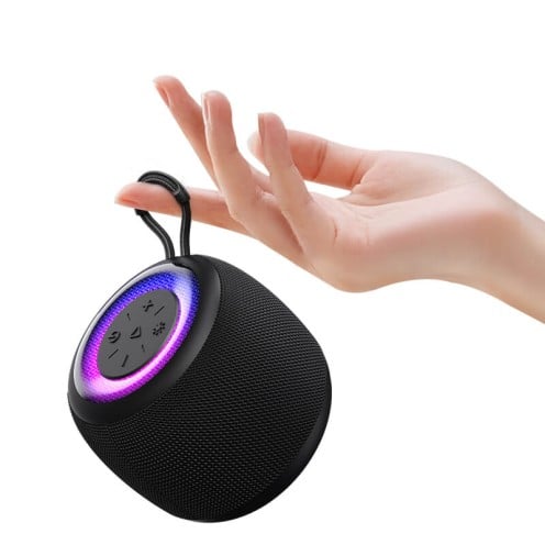 USAMS - YIN Series - Mini Wireless Bluetooth Speaker - BT5.3 - 1200mAh - US-YX014 - Black
