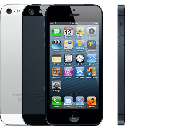 iPhone 5 in Black and White
