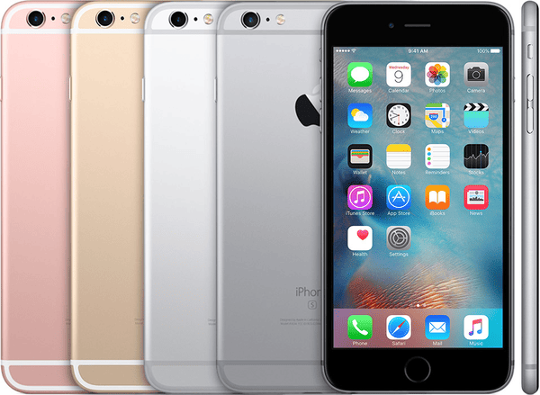 iPhone 6s Plus in Space Gray, Silver, Gold and Rose Gold