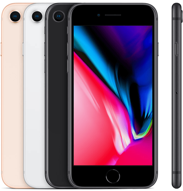 iPhone 8 in Gold, Silver, Space Gray and Red