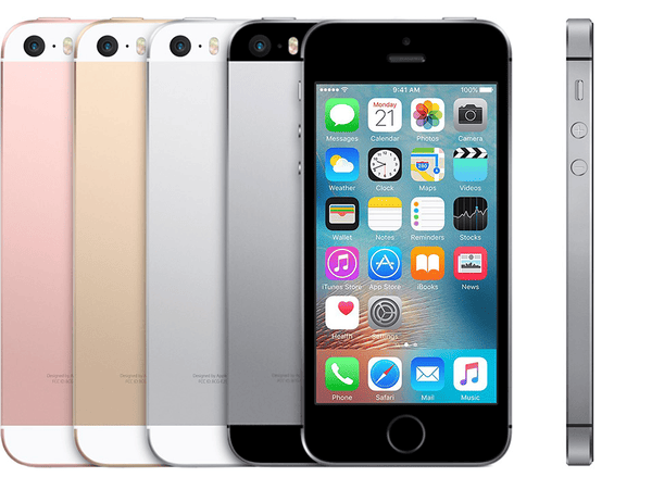 iPhone SE 1st generation in Space Gray, Silver, Gold and Rose Gold