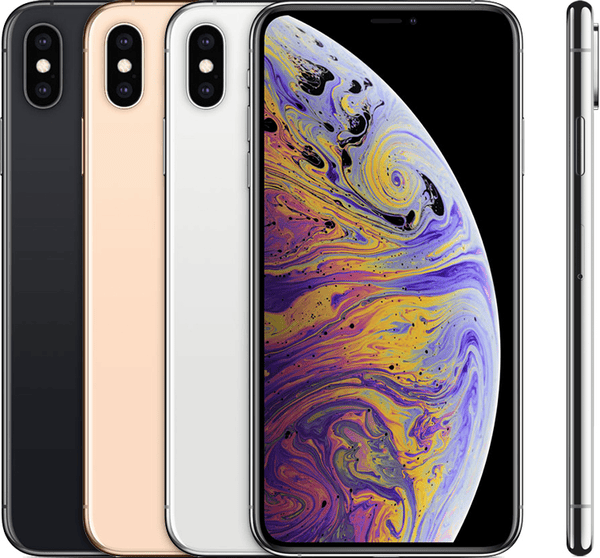 iPhone XS Max in Silver, Space Gray and Gold
