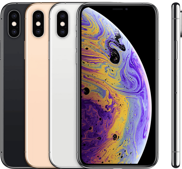 iPhone XS in Silver, Space Gray and Gold